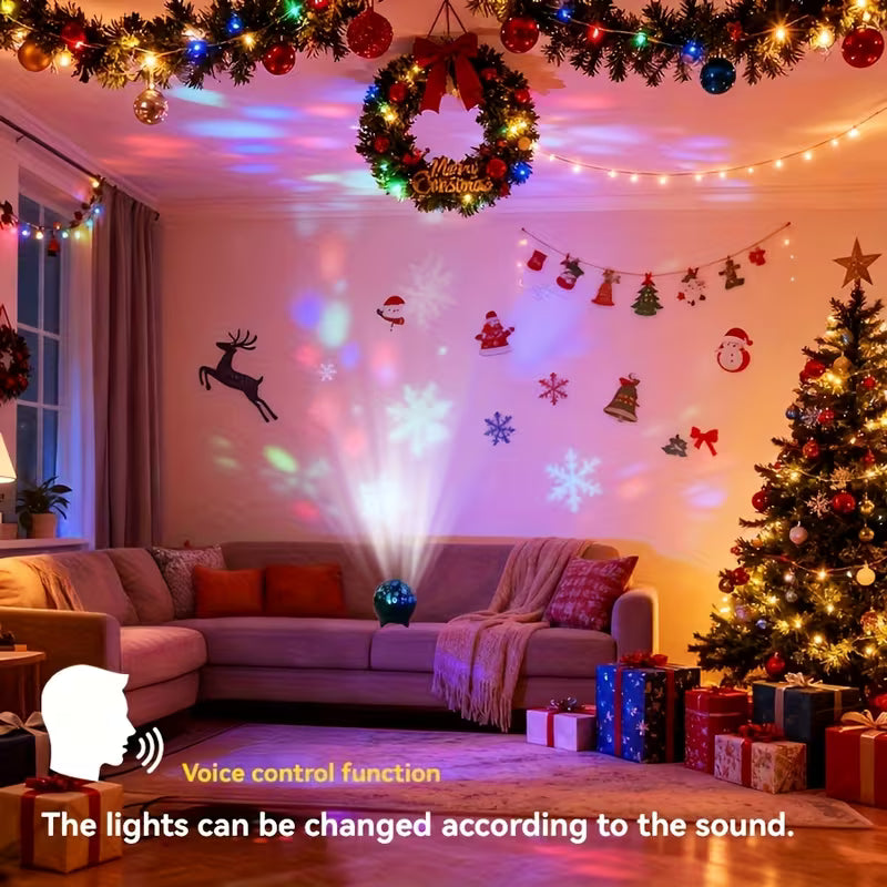 Projektor Świetlny RGB z Reakcją na Dźwięk