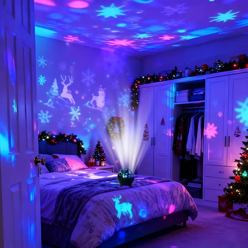 Projektor Świetlny RGB z Reakcją na Dźwięk